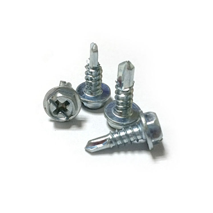 Hexagon head Phillips head screw with pad