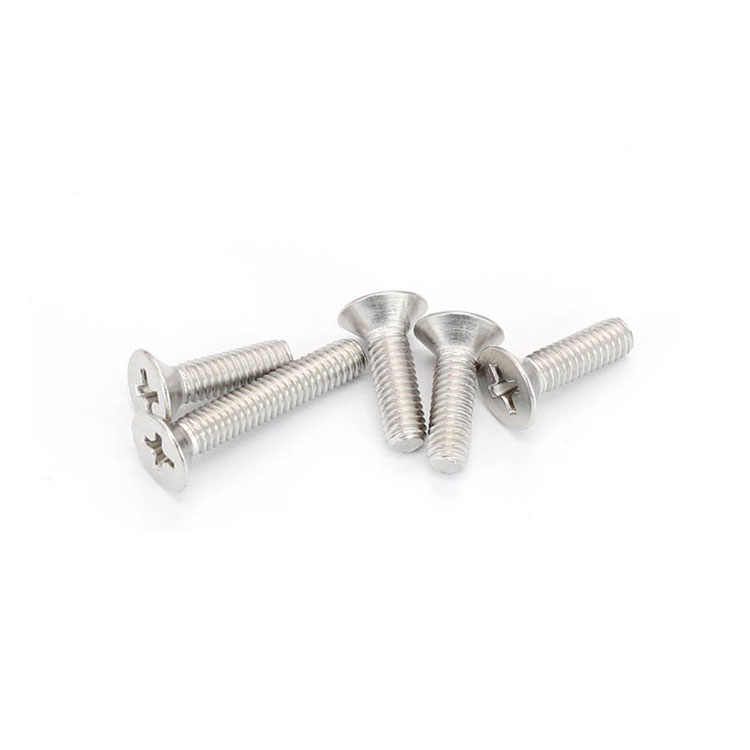 Countersunk head cross machine nail